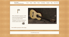 Desktop Screenshot of patfosterguitars.com